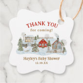 スノーウィーヴィレッジウィンターホリデーサンキュー来サンキュー フェイバータグ (裏面)