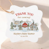 スノーウィーヴィレッジウィンターホリデーサンキュー来サンキュー フェイバータグ