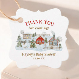 スノーウィーヴィレッジウィンターホリデーサンキュー来サンキュー フェイバータグ