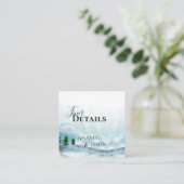 スノーウィー魔法ブルーフエススノーフレーク結婚ズ エンクロージャーカード (スタンド正面)