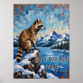 スノーウィー・セレナーデ:ラクーンの月に照らされたビスタ ポスター (正面)