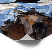 スノーウィー・セレナーデ:ラクーンの月に照らされたビスタ ポスター (角)