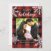 スノーウィー・バッファロー・プレイド シーズンカード (正面)