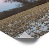 スノーウィー・フィールド・フォト・ポスター ポスター (角)