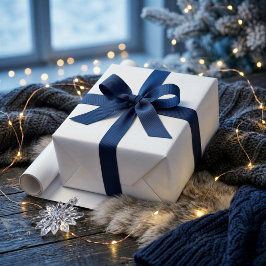 スノーウィー ホワイト ノルディック クリスマスギフト  ラッピングペーパー