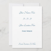 スノーウェイマウンテンターコイズレイクインワシントン セーブザデート (裏面)