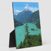 スノーウェイマウンテンターコイズレイクインワシントン フォトプラーク (側面)
