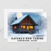 *~*スノーウッズキャビンストリームAP49メイン ポストカード (正面/裏面)