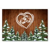 スノーウッドアンドフォレストカントリーパインテーブル番号 テーブルナンバー (裏面)