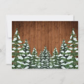 スノーウッドアンドフォレストカントリーパイン結婚ズ セーブザデート (裏面)