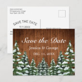 スノーウッドアンドフォレストカントリーパイン結婚ズ 案内ポストカード (正面/裏面)