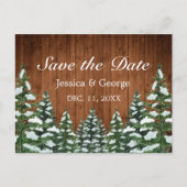 スノーウッドアンドフォレストカントリーパイン結婚ズ 案内ポストカード (正面)
