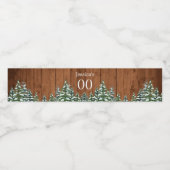 スノーウッドアンドフォレストカントリーパイン誕生日 ペットボトルラベル (シングルラベル)