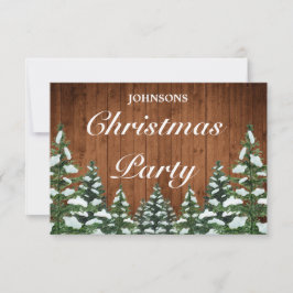 スノーウッドアンドフォレストルーラルパインクリスマスパーティー 出欠カード
