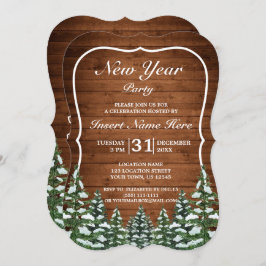 スノーウッドアンドフォレストルーラルパインニューイヤーパーティー 招待状