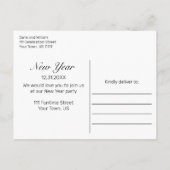 スノーウッドパインニューイヤーパーティの招待状はがき 案内ポストカード (裏面)
