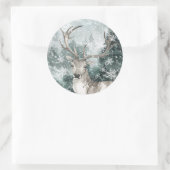 スノーウッドランドマウンテンフォレストウィンターステーグ ラウンドシール (バッグ)