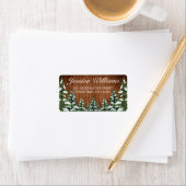 スノーウッド&フォレストカントリーパイン住所 ラベル (インサイチュ)