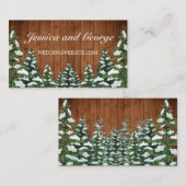 スノーウッド&フォレストカントリー松Webサイトカード 名刺 (正面/裏面)