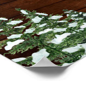 スノーウッド&フォレストパインブライダルシャワーフォトプロップ ポスター (角)