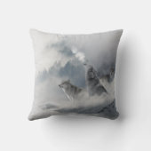 スノーウルフプリント クッション (裏面)