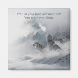 スノーウルフプリント マグネット