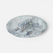 スノーウルフ紙プレート ペーパープレート (アングル)