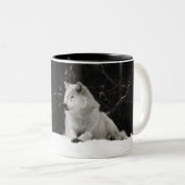 スノーウルフ ツートーンマグカップ (正面右)