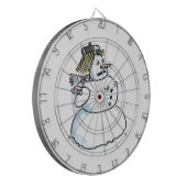 スノーウーマンダーツボード ダーツボード (正面左)