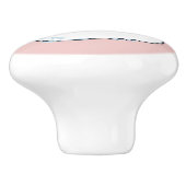 スノーウーマンピンクのセラミックノブ セラミックノブ (側面)