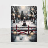 スノーウーマンホリデイ応援 シーズンカード (裏面)