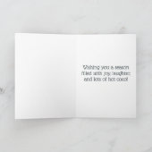 スノーウーマンホリデイ応援 シーズンカード (内部)