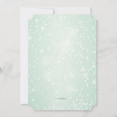 スノーウーランドスケープフォト招待状 招待状 (裏面)