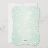 スノーウーランドスケープフォト招待状 招待状 (裏面)