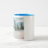 スノーエバーグリーンバレーマグ ツートーンマグカップ (中央)
