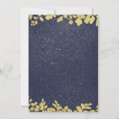 スノーエレガントウェディング招待状 招待状 (裏面)