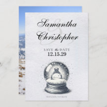 スノーエレガントグローブ婚約リングや輪