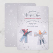 スノーエンジェルの招待状 招待状 (正面/裏面)