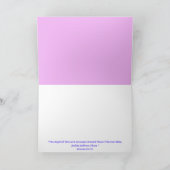 スノーエンジェルウインナソーセージドッググリーティングカード カード (内部)