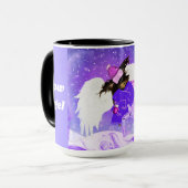 スノーエンジェルウインナソーセージドッグマグ マグカップ (正面左)