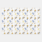 スノーエンジェルキッズラッピング紙シート ラッピングペーパーシート (正面)