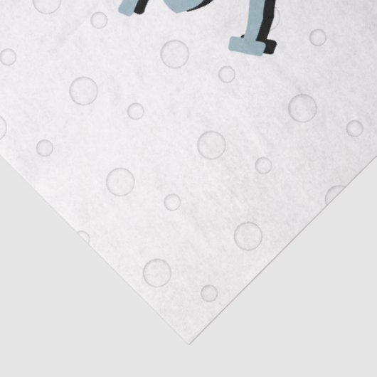 スノーエンジェルドッグおもしろいかわいいクリスマスホリデーおもしろい 薄葉紙 (詳細)