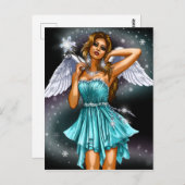 スノーエンジェルフェアリー ポストカード (正面/裏面)