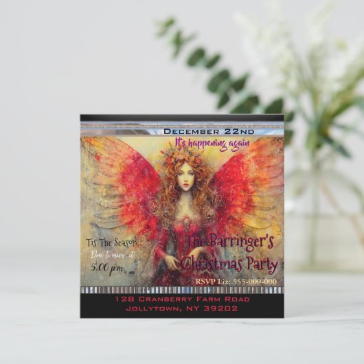 スノーエンジェルフェスティバルクリスマスパーティー 招待状 (スタンド正面)