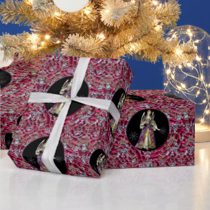 スノーエンジェルマーシェルクリスマスラッピング紙 ラッピングペーパー