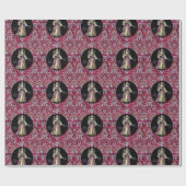 スノーエンジェルマーシェルクリスマスラッピング紙 ラッピングペーパー (フラット)