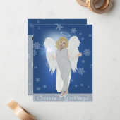 スノーエンジェル ノートカード (正面/裏面インサイチュ)