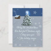 スノーエンジェル ノートカード (裏面)