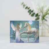 スノーエンジェル（ポストカード） ポストカード (スタンド正面)