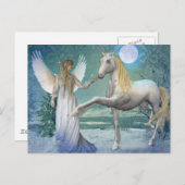 スノーエンジェル（ポストカード） ポストカード (正面/裏面)